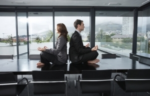 méditation au bureau