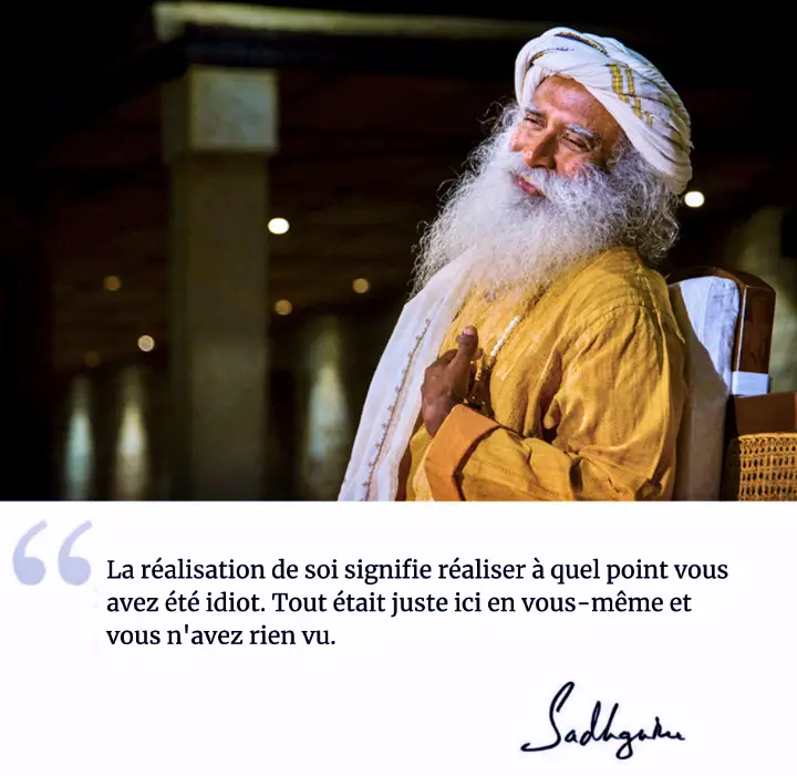 citation Sadhguru citation de Sadhguru