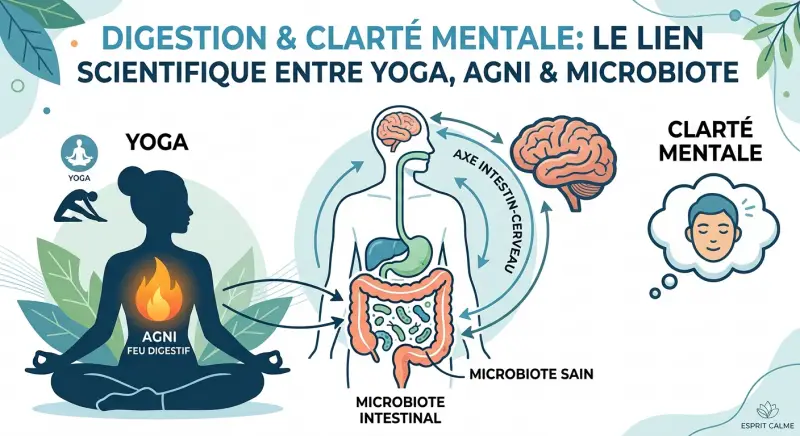 Digestion et Clarté : Le lien scientifique entre le Yoga, l’Agni et votre microbiote