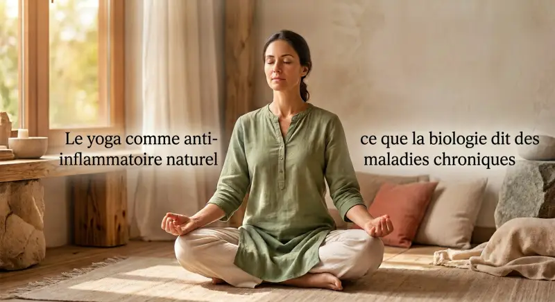 Le Yoga comme anti-inflammatoire naturel : Ce que la biologie dit des maladies chroniques