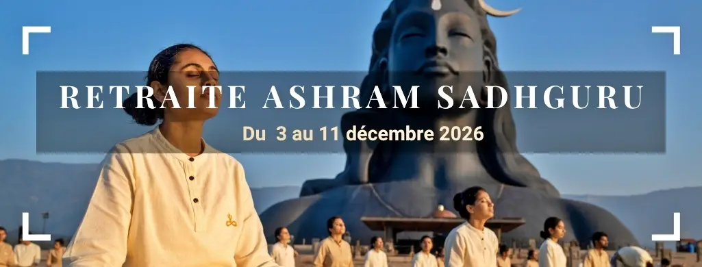 Retraite de yoga de Sadhguru à l'ashram déc 2026
