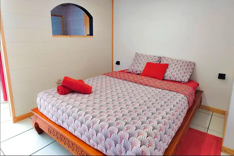 Chambre individuelle du Belvédère, retraite de yoga La Réunion